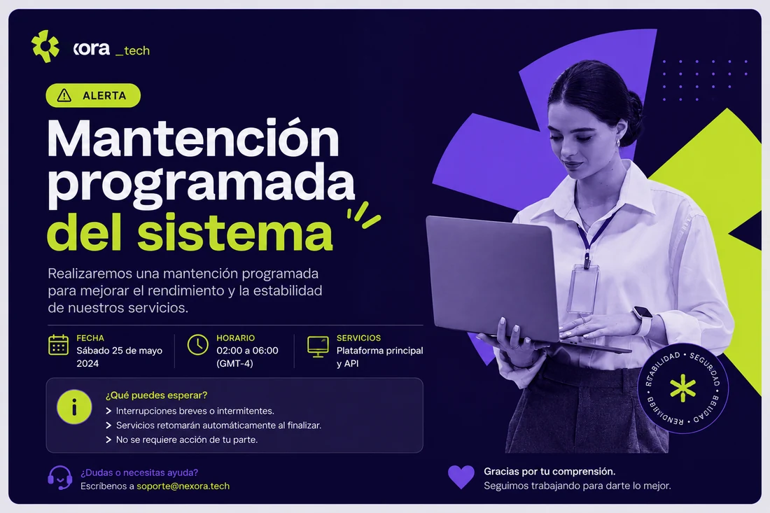 Scheduled system maintenance